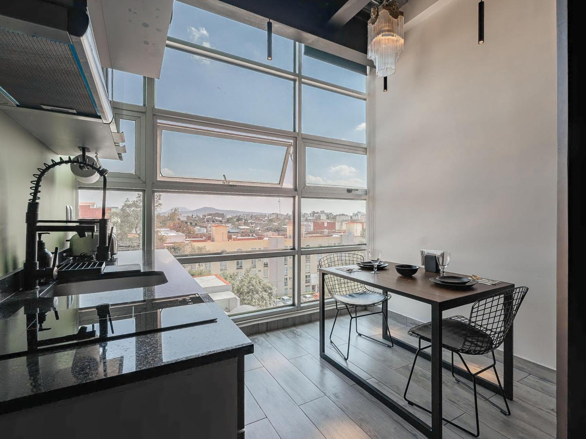 The Jungle Loft Tropical Comfort In A Centric Location With Kitchen 멕시코 시 외부 사진